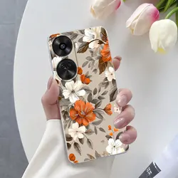 Luxury Floral Clear Silicone Protective Phone Case for Nova 11 Pro 11 Ultra (TM2701)