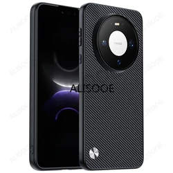 Fashionable PU - Leather Protective Case Cover for Huawei Mate 80 (Fiber Black)