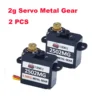 GOTECK 2g/4.3g/5g/9g/17g Digital Servo with Full Metal Gear for RC Car Boat and Fixed-Wing and Airplane or Robot 2