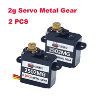 GOTECK 2g/4.3g/5g/9g/17g Digital Servo with Full Metal Gear for RC Car Boat and Fixed-Wing and Airplane or Robot 2