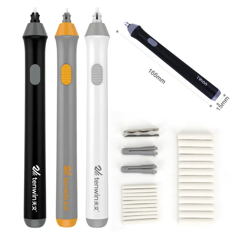 Electric Pencil Eraser with Refill for Art Students and School Supplies