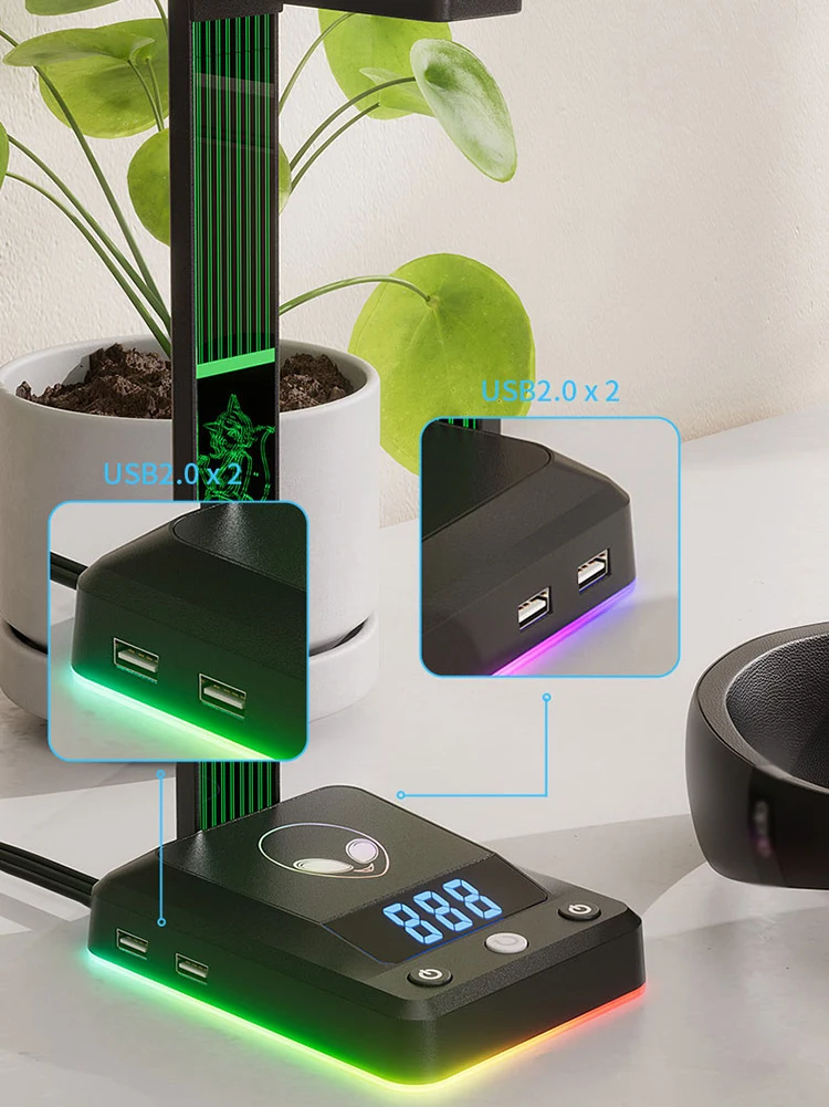 TEUCER P6-1 RGB  ĵ, PC  ǻͿ ũž ġ, ũž  ׼ ĵ, 4 USB 2.0 Ʈ