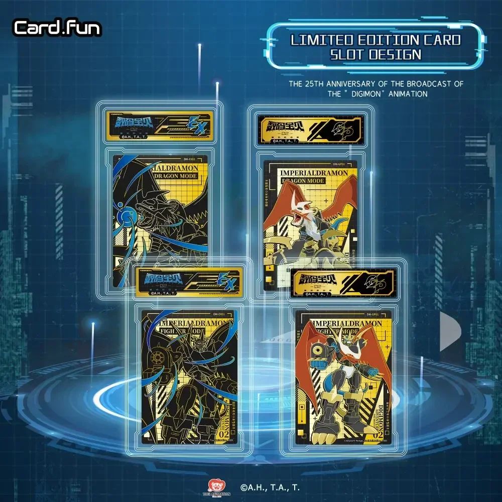 10 Packs CARDFUN Digimon Adventure 02: The Movie Memorial