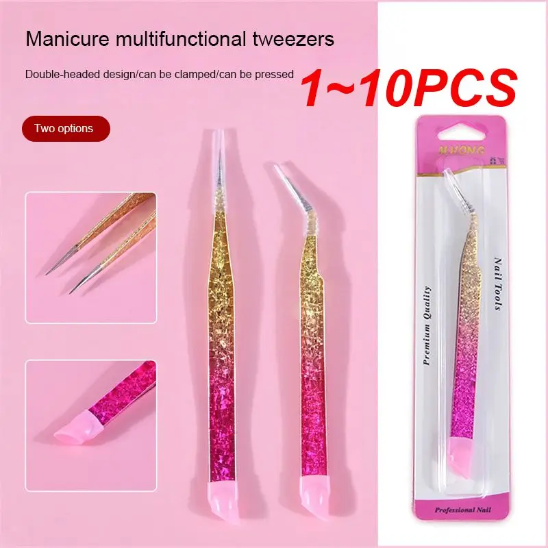 

1-10 шт., двусторонняя силиконовая наклейка для наращивания ресниц