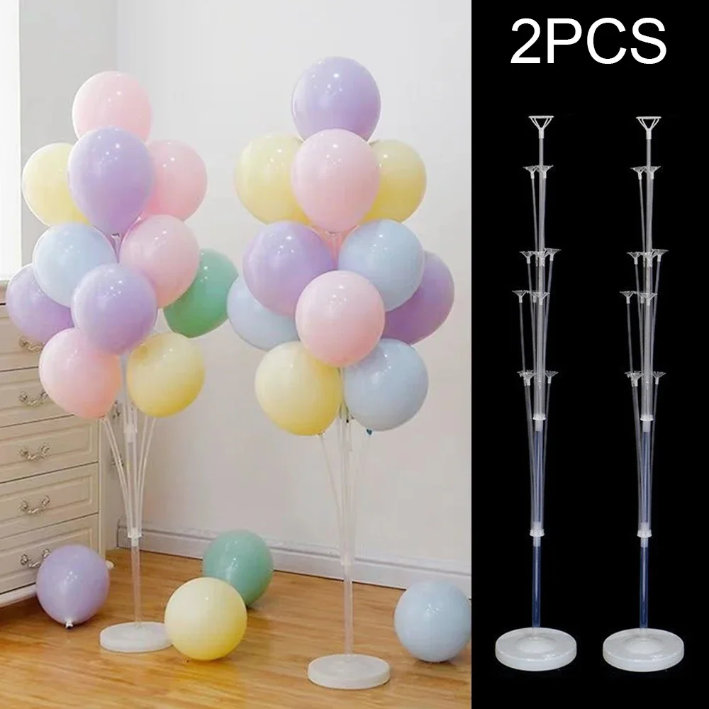 Balloon Stand 2 sets With Base For Wedding Christmas New Year Birthday Graduation Party Decor