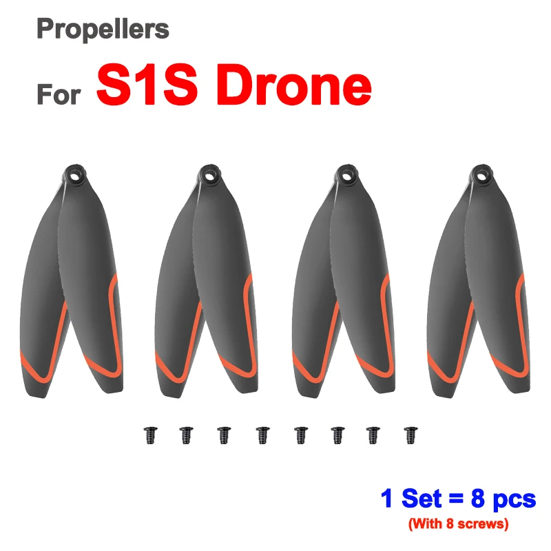 Hélices Originais com Peça Sobresselente Parafusada S1s Drone Mini Pás Drone Replacement Accessories Parts