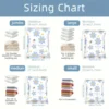 4/6pcs Vacuum Compression Storage Bags, Sealed Storage Containers For Clothes, Blankets, Shirts,   Wardrobe, travel must have 5