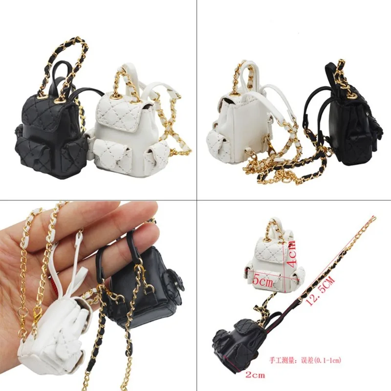 Mini Doll Ornaments OB11 Bag (4*2.3cm) for 1/12 BJD Molly Labubu Macaron UpsetDuck and 15-20cm Cotton Doll and 1/8 BJD Doll Backpack