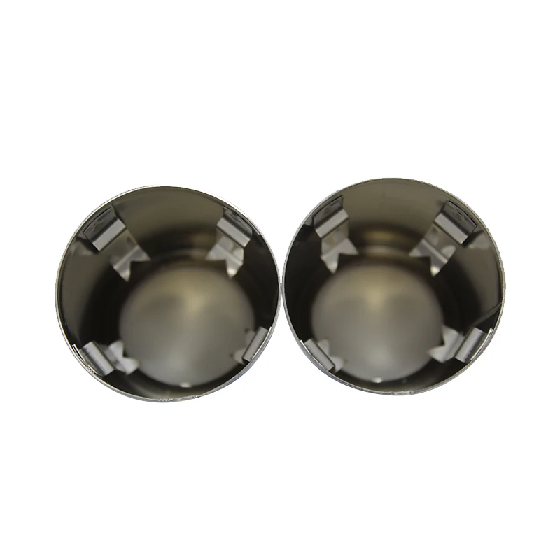 2Pcs 70mm Car Exhaust Muffler Tip Cover For BMW F30 2013-E92 E90 3 Series GT 325i 328i Stainless Steel Accessories exhaust muffler tip