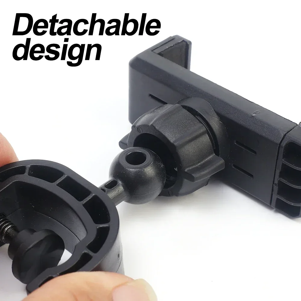 Universal Tripod Phone Holder - Adjustable Clip-on Mount for Webcast and Photography