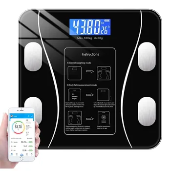 US Smart Weight Scale Body Digital Bathroom Scale BMI Bluetooth Body Fat Scale US 1