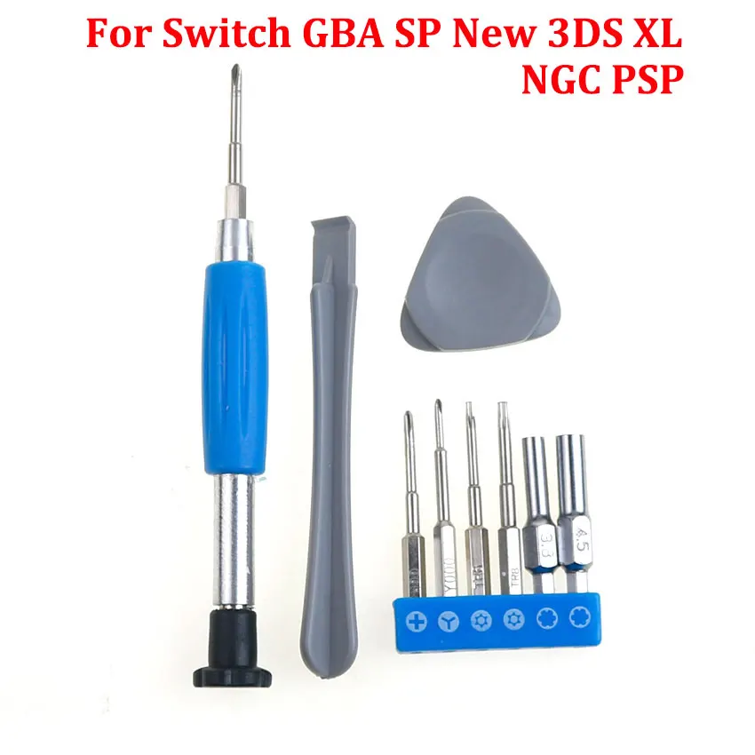 Für Xbox One 360 Serie PS3 PS4 PS5 Schraubendreher-set Öffnung Tool Kit Reparatur Teile Für Schalter GBA SP Neue 3DS XL PSP NGC N64 NES – Detail 6