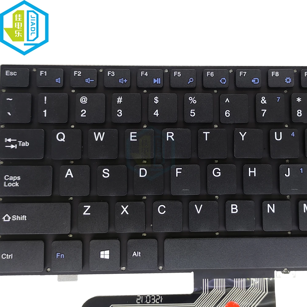 Original Eua Inglês Substituição Teclados Mini300n Dk_mini 300n 343000083 Notebook Teclado Portátil Padrão Peças sem Luz de Fundo - Imagem 2