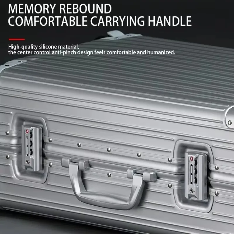 100% Aluminum-magnesium Alloy Travel Suitcase 4