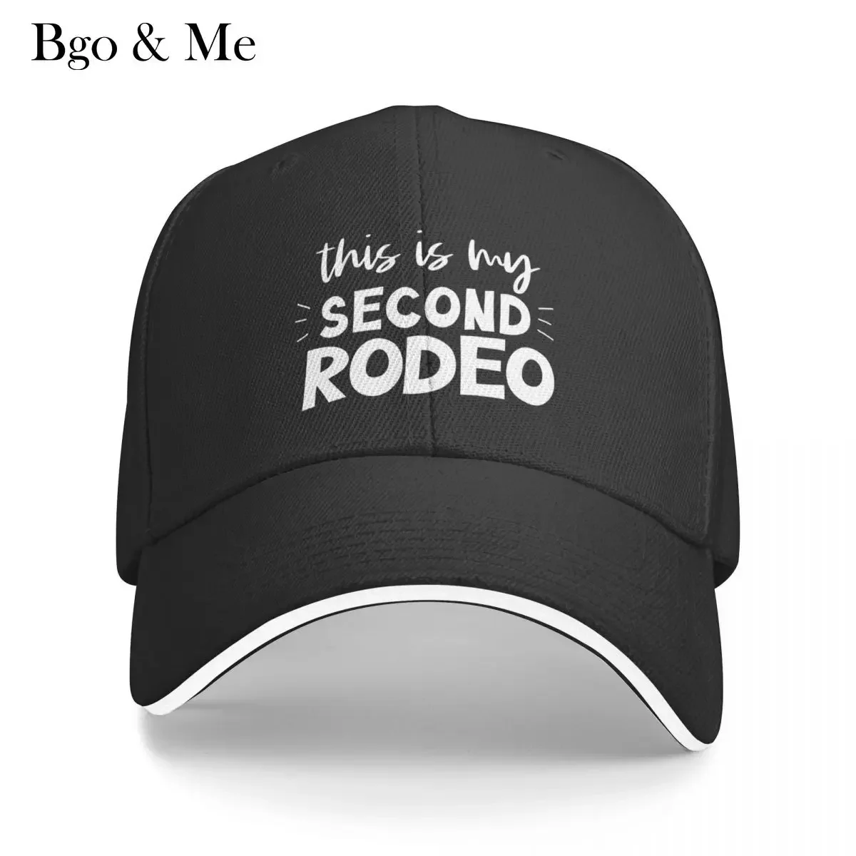 

2023 New This Is My Second Rodeo (white Letters) Baseball Cap Hood Hat Man Luxury Men's Cap Women's