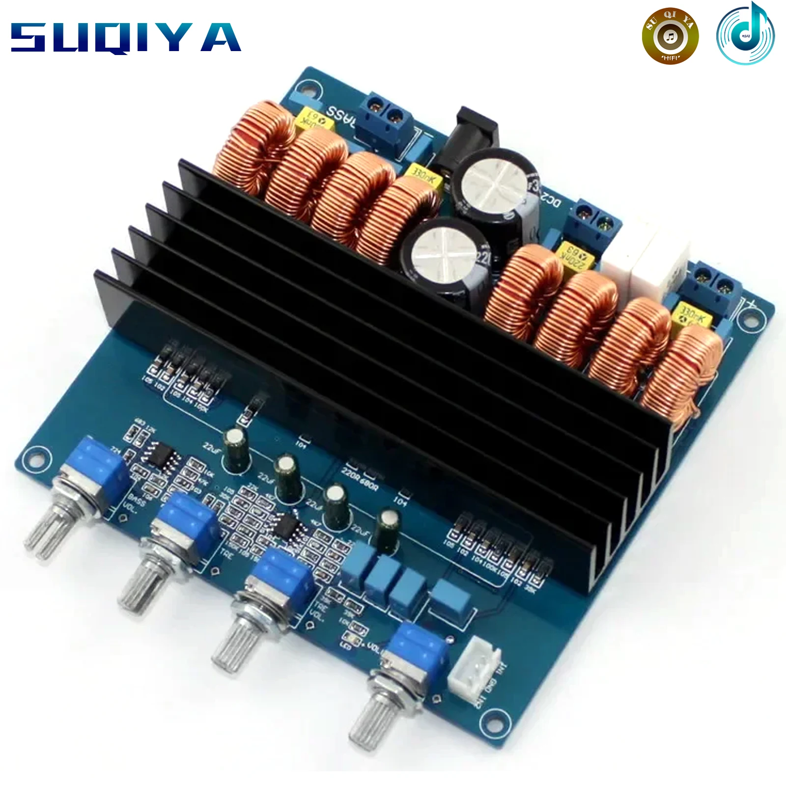 DC24V-DC32V 2.1 채널 디지털 파워 앰프 보드, 클래스 D 앰프 보드, TPA3116 너머 TDA7498, 200W + 100W + 100W