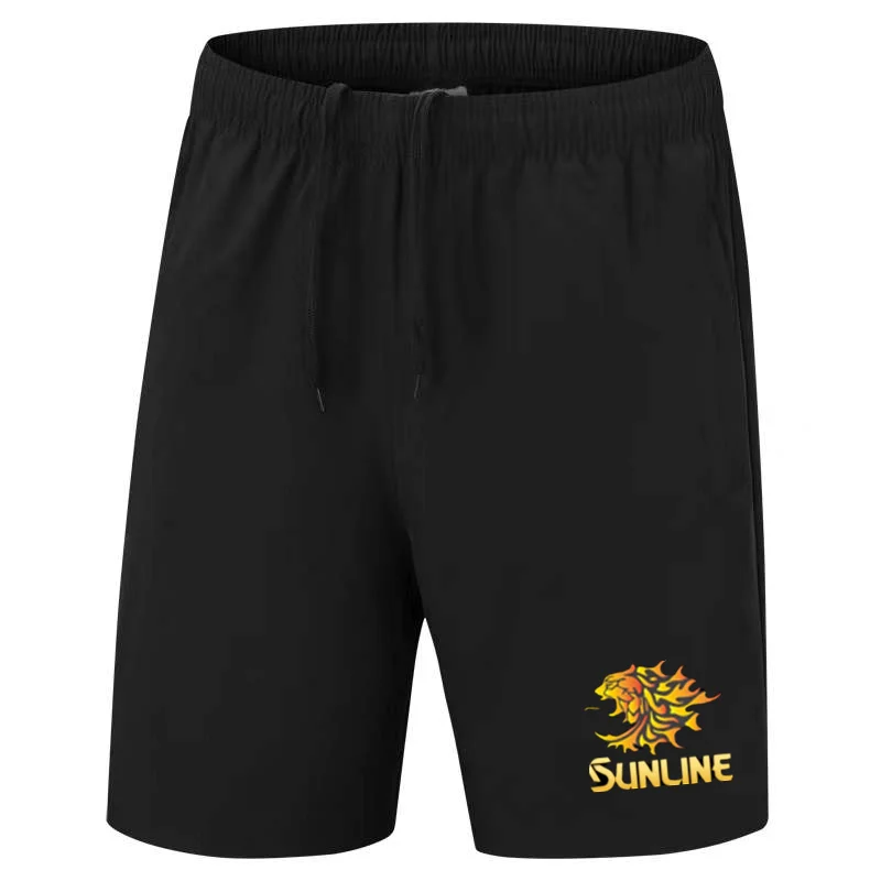Men's Summer Fishing Shorts Outdoor Sports Quick Dry Pants Elastic Waist Zipper Fishing Shorts SUNLINE GAMAKATSU