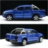 1/46 Volkswagen Amarok Pickup Truck Toy Car Model for Children Diecast Metal Off Road Miniature Pull Back Collection Gift 2