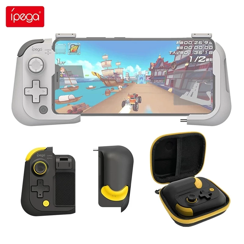 Ipega PG-9211 Mobile Phone Gamepad Bluetooth Wireless Game Controller Detachable Joystick for iOS Android with Storage bag