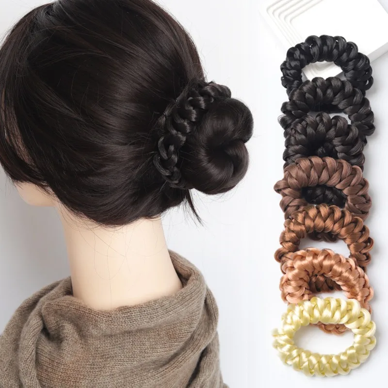 Parrucca Coda di cavallo Fascia per tessitura elastica Treccia Passanti per capelli Elastico per acconciature Fissatore Strumenti per lo styling Accessori per capelli - immagine 2