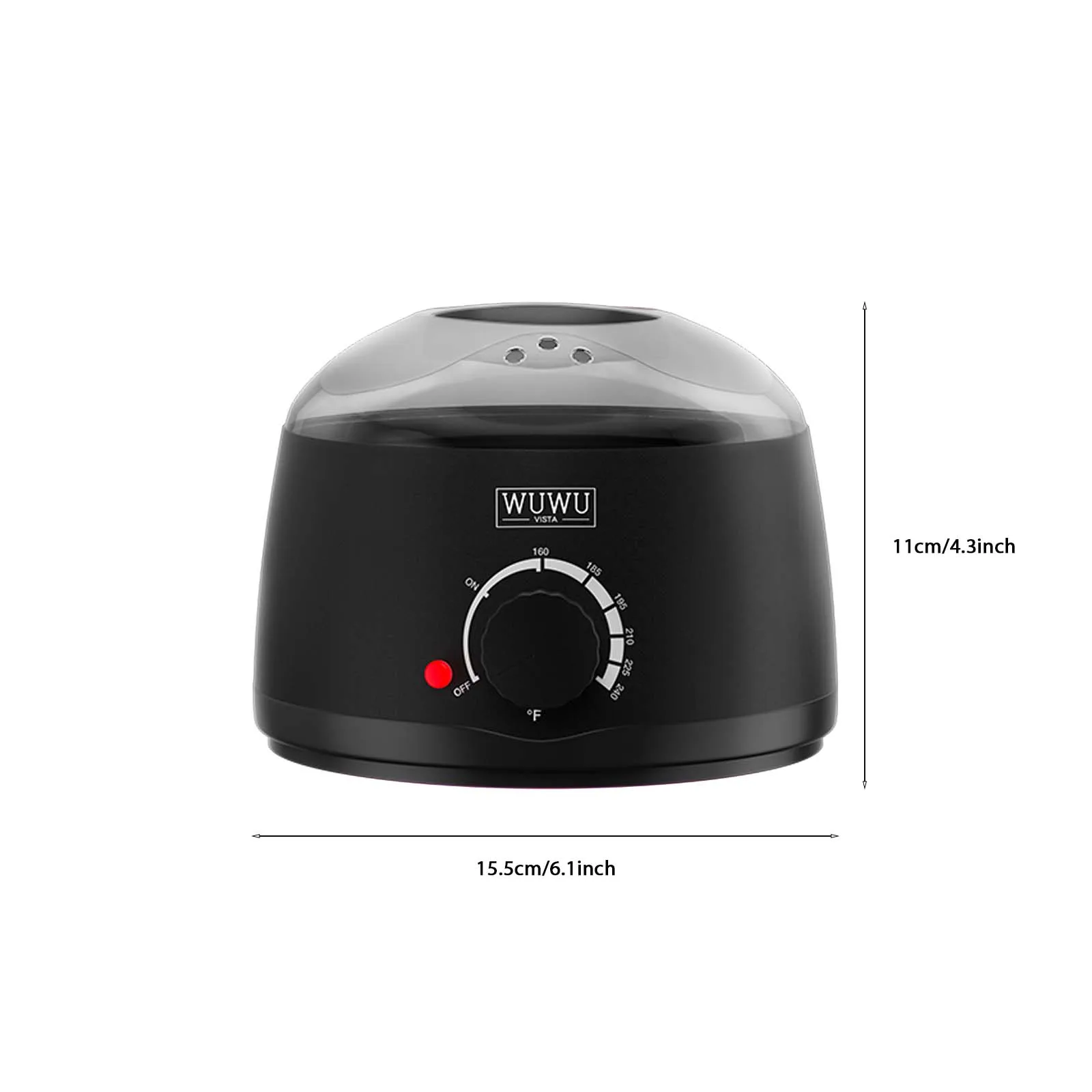 Professional Hair Removal Wax Warmer with Silicone Bowl - Portable Hot Wax Heater