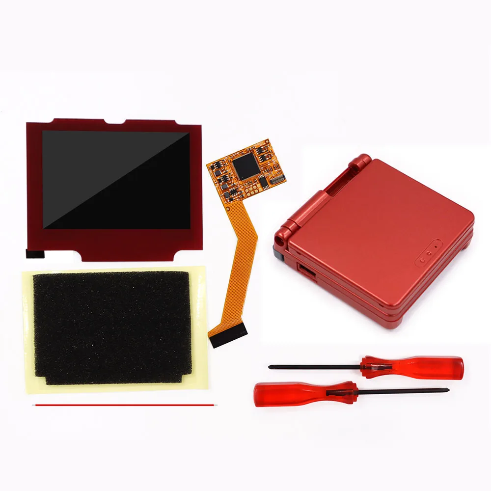 GBA SP IPS V2 バックライト LCD スクリーン 10 レベルの明るさキット