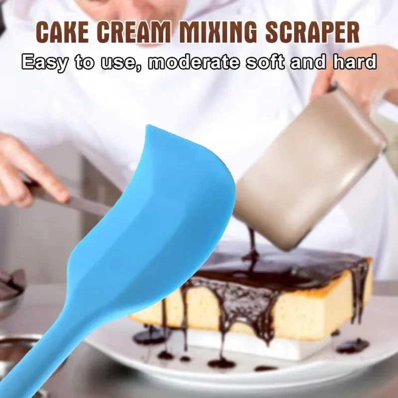 Silicone Spatula Heat-resistant Non-stick Spatula Perfect For Cooking Baking & Stirring Food Grade Kitchen Tool