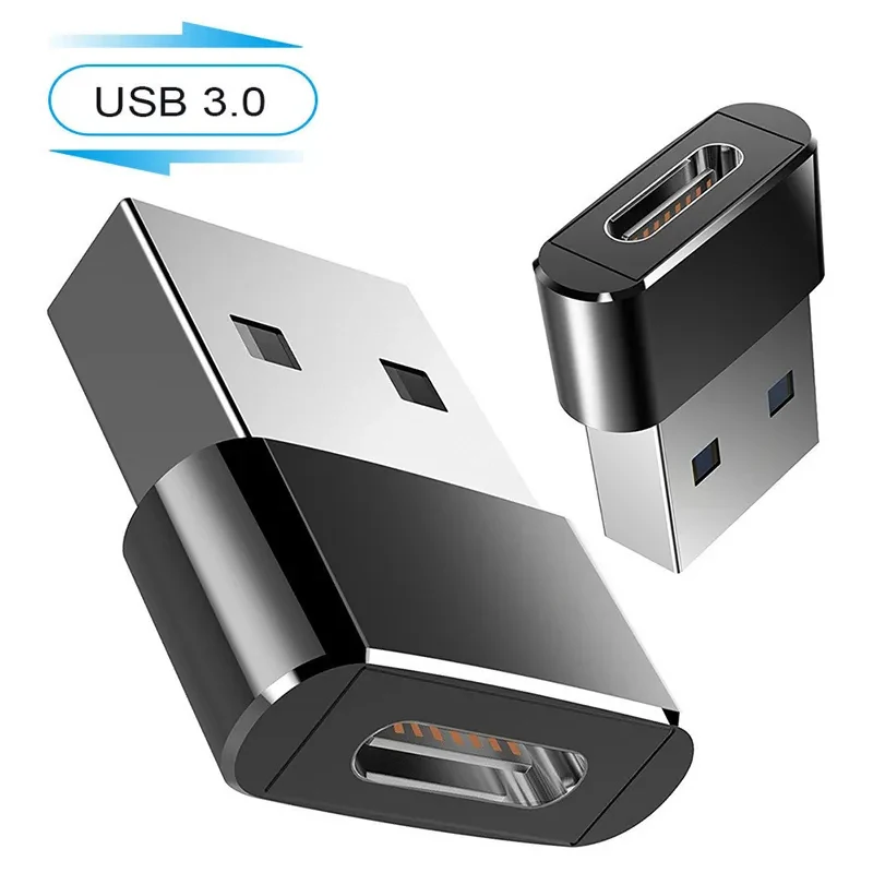 Адаптер USB Type C OTG, Переходник USB A «папа»-USB C «Мама», конвертер USB 3,0, адаптер для зарядки и передачи данных для Samsung, Huawei, Macbook