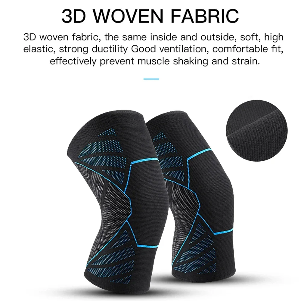 Sports Compression Knee Brace Adjustment Orthopedic Knee Pads For Work Patella Protector Volleyball Running Cycling 1PC