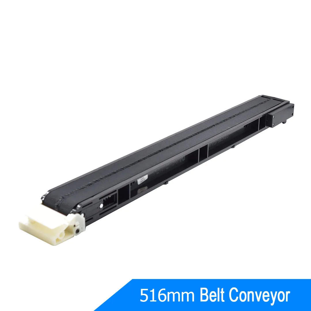 

516mm Belt Conveyor 24V with Feedback Pressure Plate Crawler Vending Machine Accessories Beverage Lunch Box Medicine Delivery