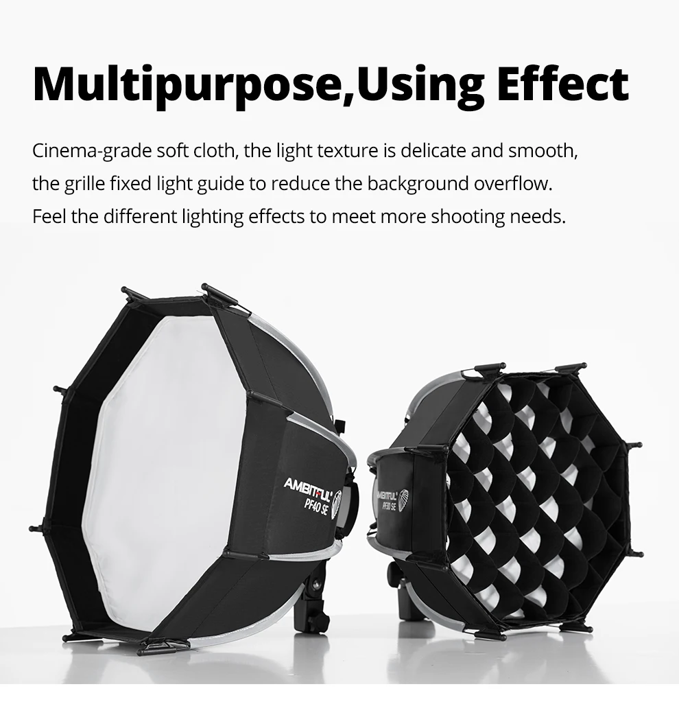 30cm PF30 SE 40cm PF40 SE Camera Flash Mini Softbox Portable Octagon Umbrella So