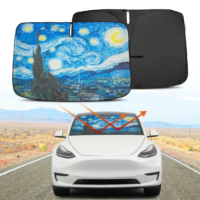 Protectores solares para ventana de coche, accesorios Tesla Model Y,  Interior, nuevo - AliExpress