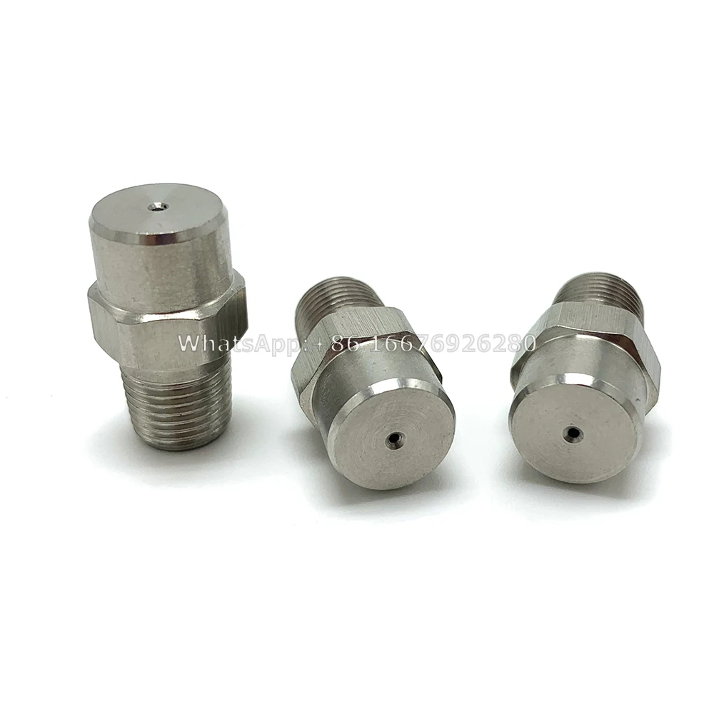 Spray nozzle garden spray nozzle 1/8" BSPT Male Hole 1.6mm 304 Stainless Steel Solid Cone Spray Nozzle For Dedusting Cooling