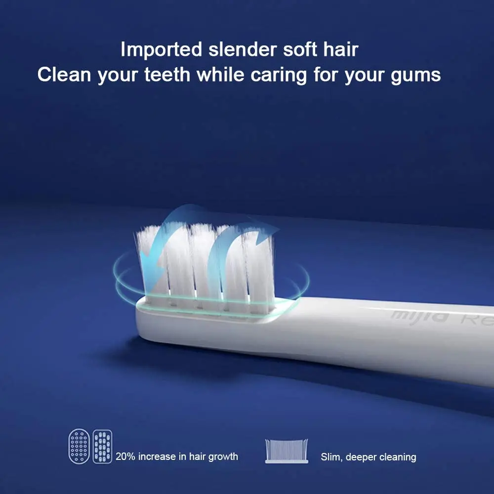 Xiaomi Mijia T100 Sonic Electric Toothbrush Mi Smart Tooth Brush Colorful USB Rechargeable IPX7 Waterproof For Toothbrushes head 4