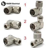 L16 N Male to N Male Right Angle Connector N Male Plug to 2xN Female Jack T Type RF Adapter Fast Delivery High Quality 50ohm 1