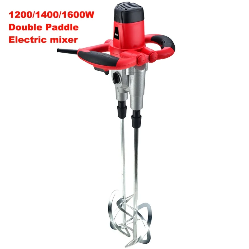 Double Paddle Involved Handheld Automatic Electric Putty Plaster Cement