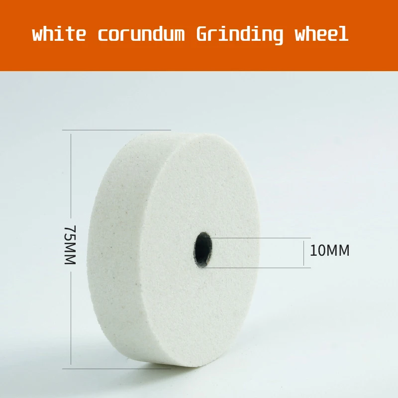 Polish Cloth Wheel Brush Head Grinder Shank 75mm Mini Drill Accessories Abrasive Disc Grinding Wheel Polishing Pad