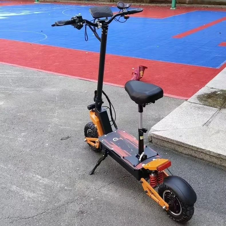 Electric Scooter x5 6000W dual motor neutral electric scooter 60V 40AH battery 11-inch foldable 85km/h high-speed all terrain