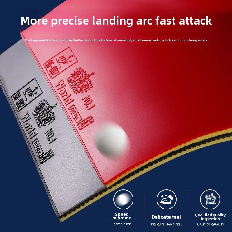 TUTTLE World No.1 Matte Rubber Surface Ultra Light Low Carbon Sponge Ping Pong Rubber table tennis rubber