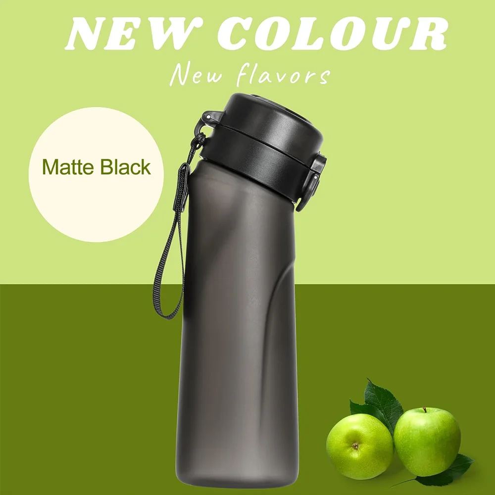 Aromatisierte Wasser flasche 650ml Sport Trink flasche 7 Frucht duft Hülsen Wasser becher für Outdoor-Camping-Fitness-Mode – Detail 7