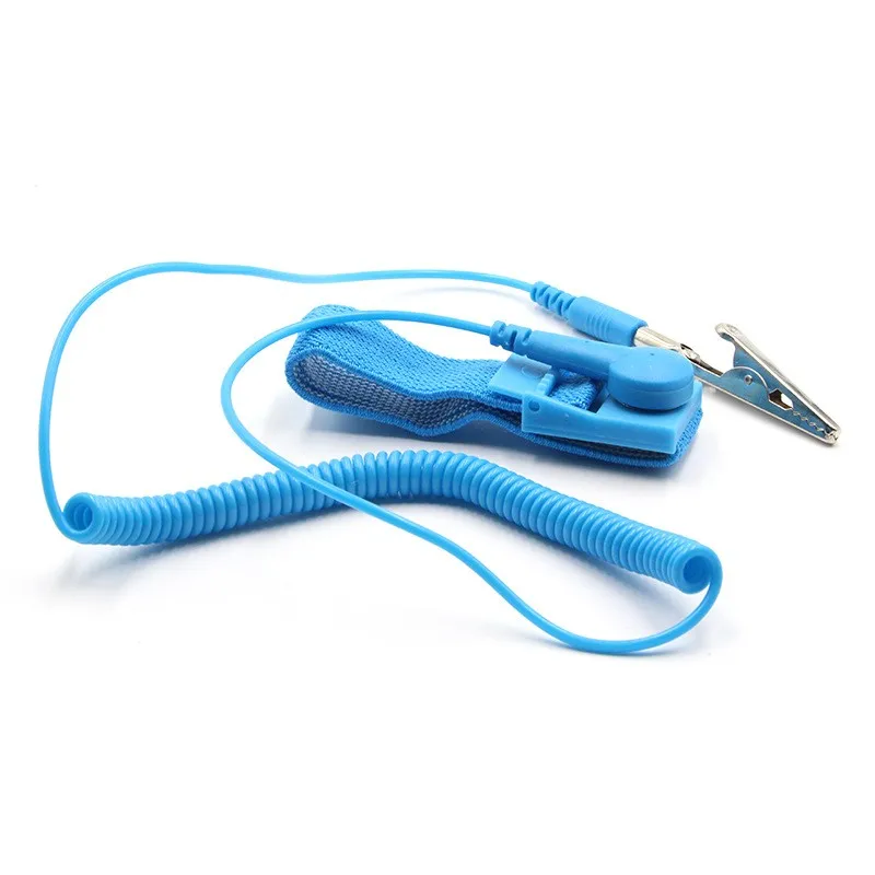 1Pcs Brand Anti Static ESD Wrist Strap Discharge Grounding Prevent Static Shock With Clip For Sensitive Electronics Repair Work image 4