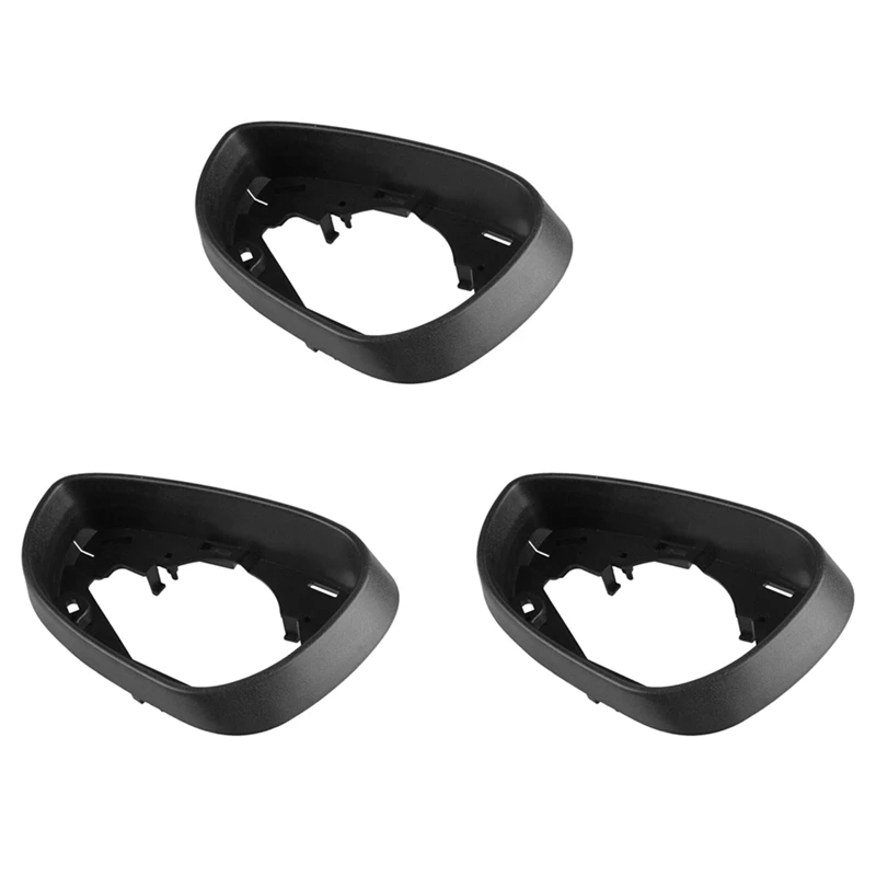 

3X Car Left Side Door Wind Rearview Mirror Cover Frame For Ford Fiesta MK7 2009-2017