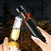 Creative Bottle Opener 1300° High Temperature Flame Spray Gun Gas Lighter Safety Switch Outdoor BBQ Kitchen Cigar Lighters Gifts 4