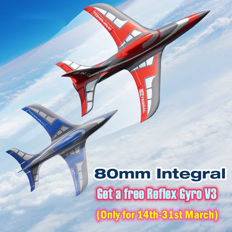 Fms Rc Aereo 80Mm Ventilatore Canalizzato Integrale Edf Jet Sports 6S 6Ch Con Alette Retrattile Epo Pnp Modello Hobby Aircraft