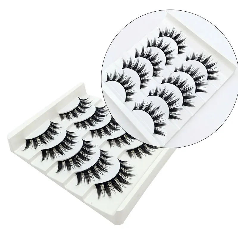 Cosplay&ware Little Devil 5 Pairs Manga Lashes Anime Cosplay Natural Wispy Korean Makeup Artificial False Eyelashes Yzl1 -Outlet Maid Outfit Store S7acfec82a9fd431b88b256ba788b3e44D.jpg