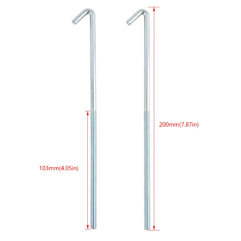 Battery Tie Down Bracket 200mm 250mm SET Iron Universal Auto Battery Mount Holder