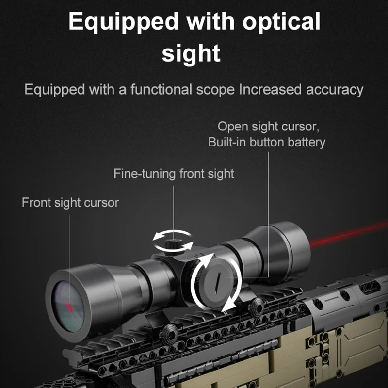 Building Blocks Cada 979Pcs City Technical Police Military Weapon Sniper Rifle WW2 For Assault Rifle Bricks Toys for Kids Gifts