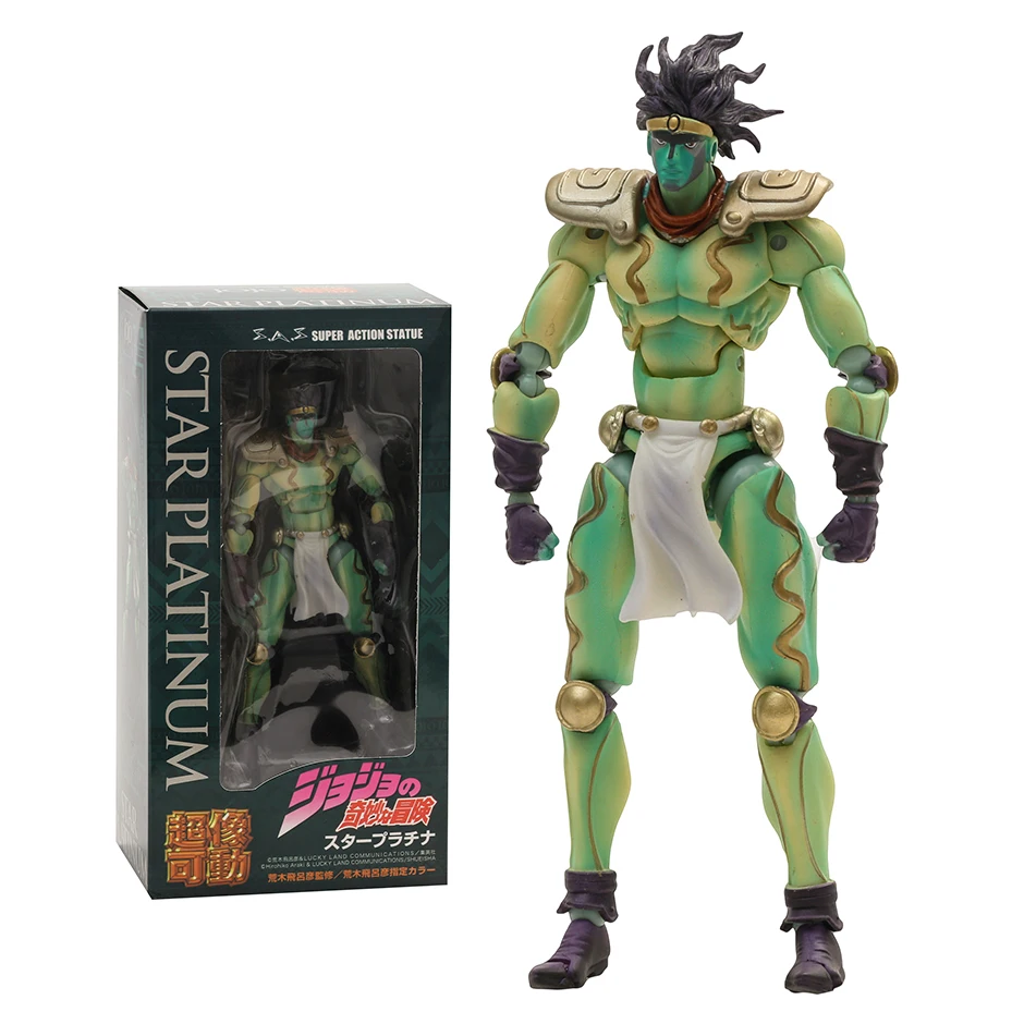 JOJO② Jojos Bizarre Adventure Star Platinum Action Figure Coleção de PVC