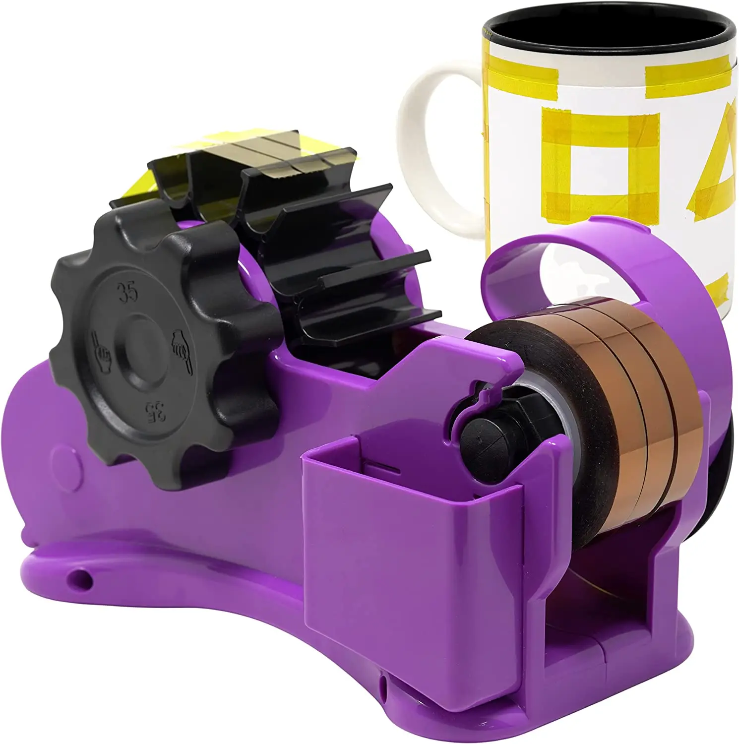 Heat Tape Dispenser Multiple Roll 1" and 3"Core Double Reel Cores Sublimation Tape Dispenser for School Office USe 3