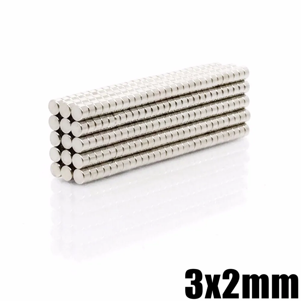 Round Magnets 10/200/500/1000/2000/10000PCS 3x2 Minor Disc Search Magnet Small Round Magnets 3x2mm Neodymium Permanent Magnets Strong 3*2 mm round magnets,neodymium magnets